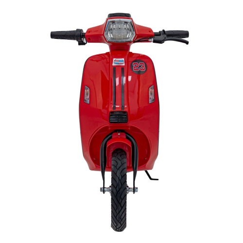 Pojazd Skuter dla dzieci na akumulator Retro 23 Czerwony SX2438.CR